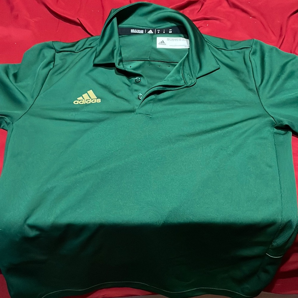Adidas Green Polo